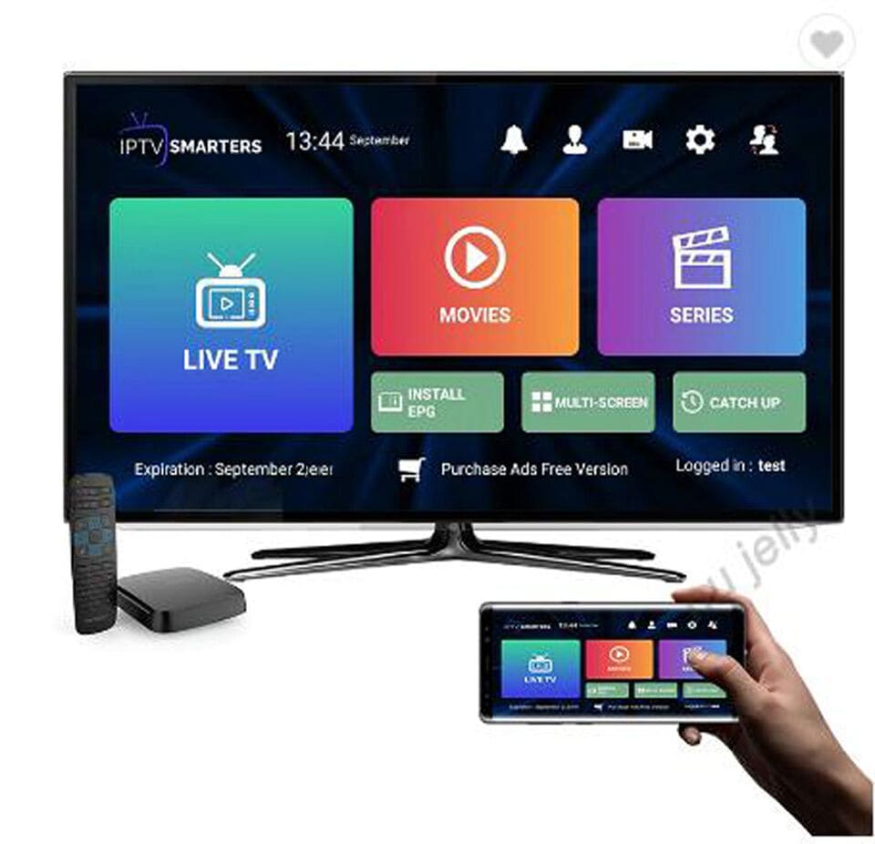 décodeur iptv avec code​