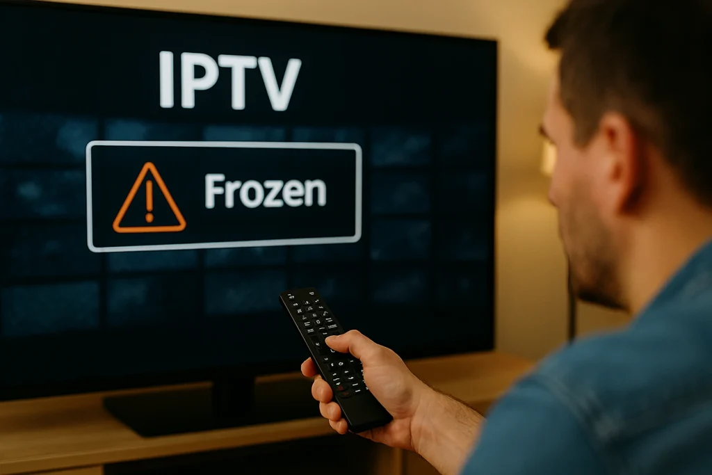 Interface IPTV bloquée – IPTV figé, problème de contrôle et dépannage