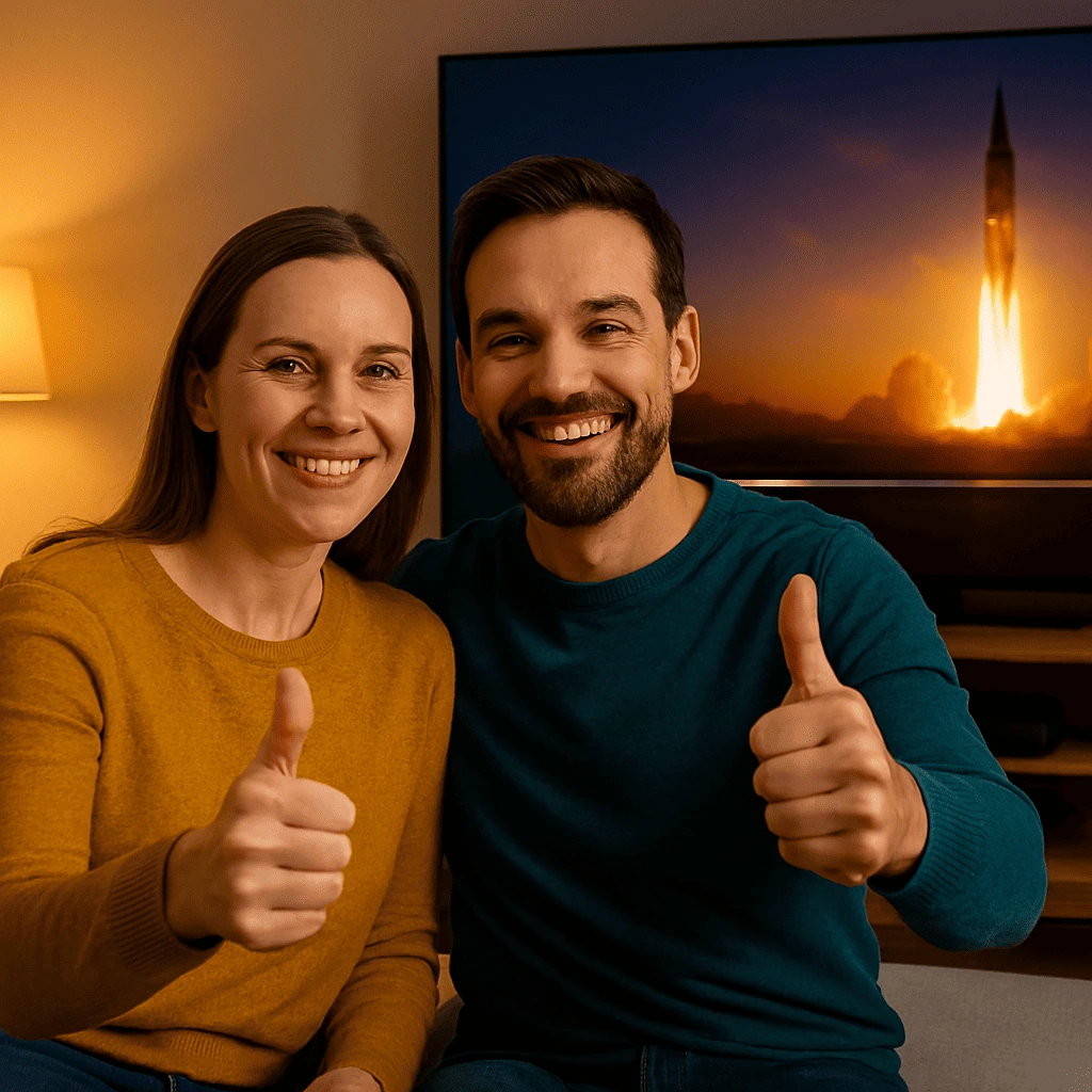 Clients satisfaits d’un abonnement IPTV sans coupure et stable”