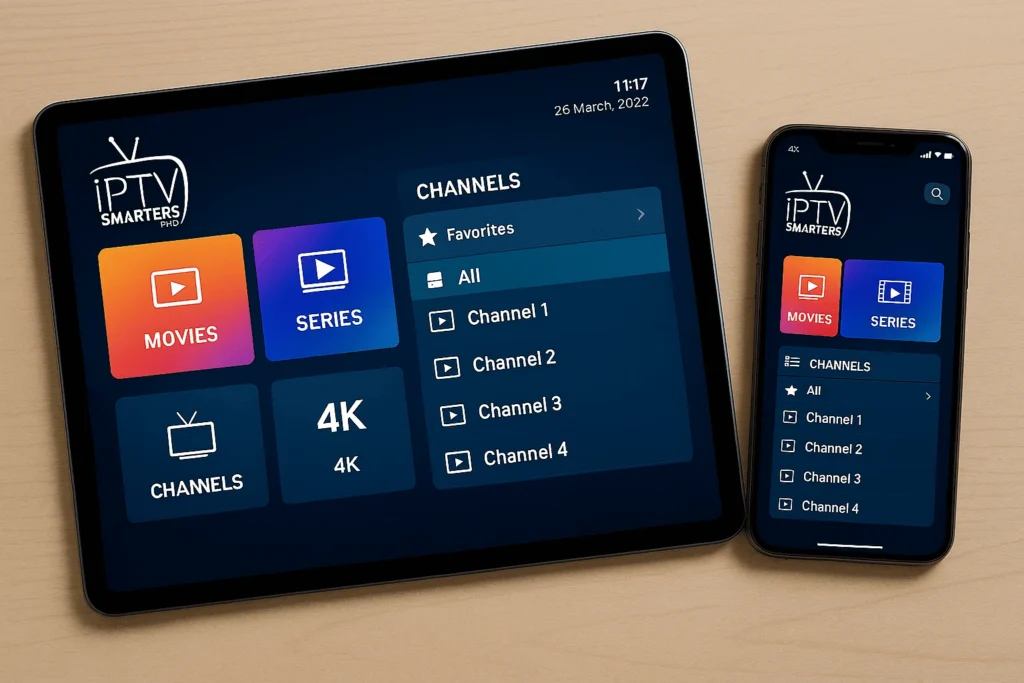 Application [iptv smarters pro] sur tablette et smartphone – une solution mobile pour un [abonnement iptv smarters] stable et exclusif