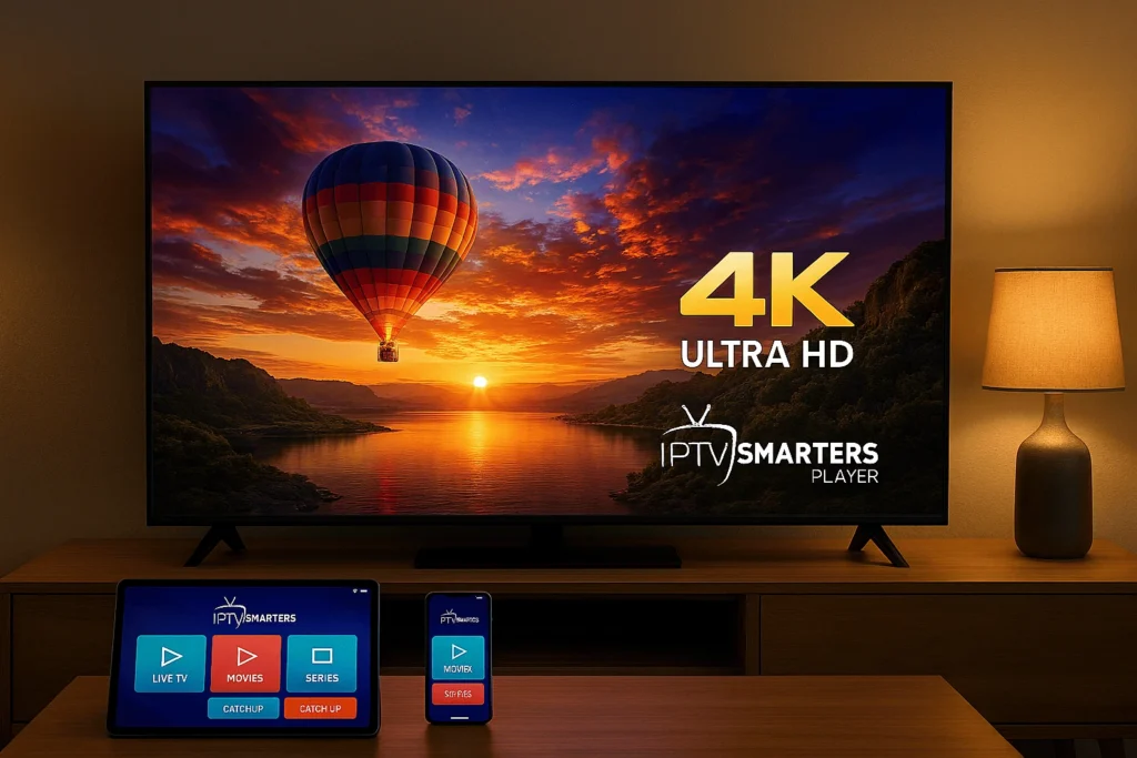 Streaming en qualité 4K avec IPTV Smarters Player – iptv 4k, iptv player, iptv france