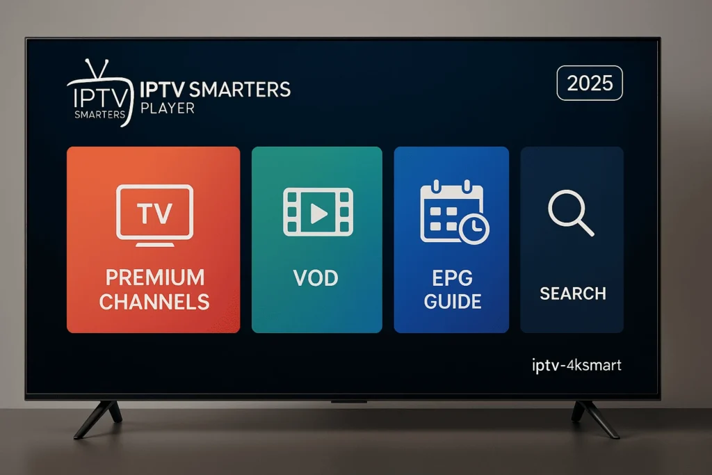 application IPTV Smarters Player