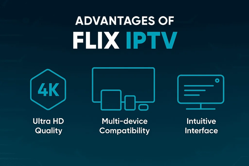 Avantages de Flix IPTV – IPTV 4K, application IPTV intuitive et IPTV Android


