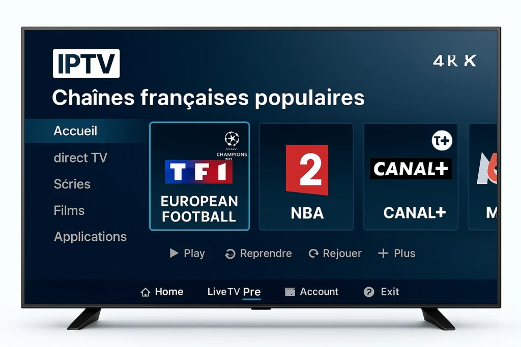 Chaînes IPTV France accessibles via abonnement — IPTV France, chaînes IPTV internationales, IPTV 2025