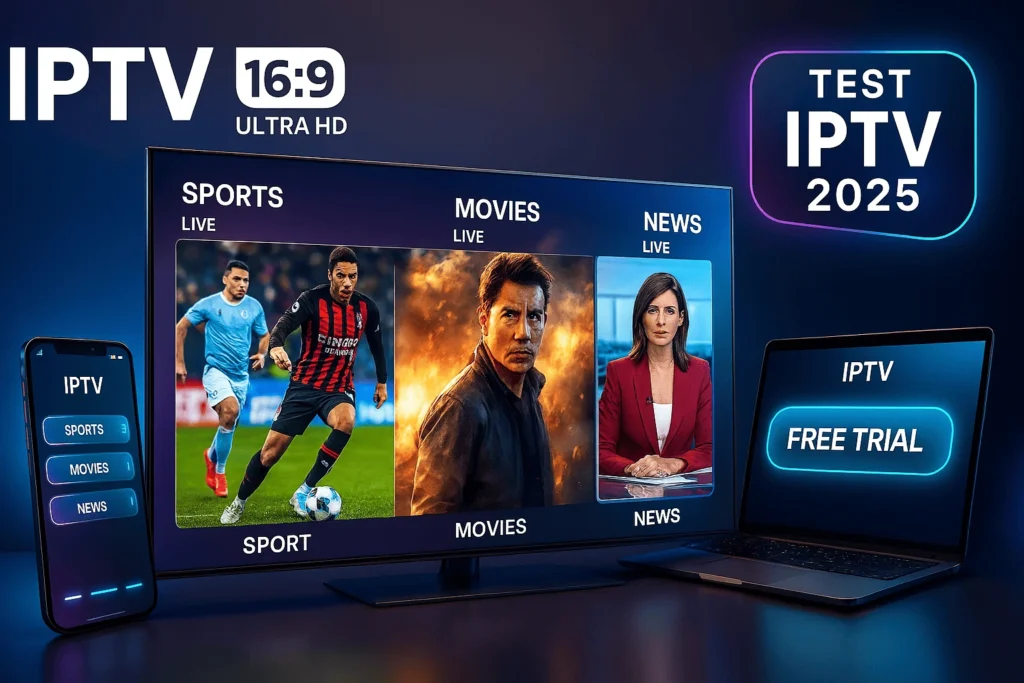 Comment faire un test IPTV gratuit avant de s’abonner – illustration d’un essai iptv gratuit sur plusieurs écrans en 2025 sans coupure