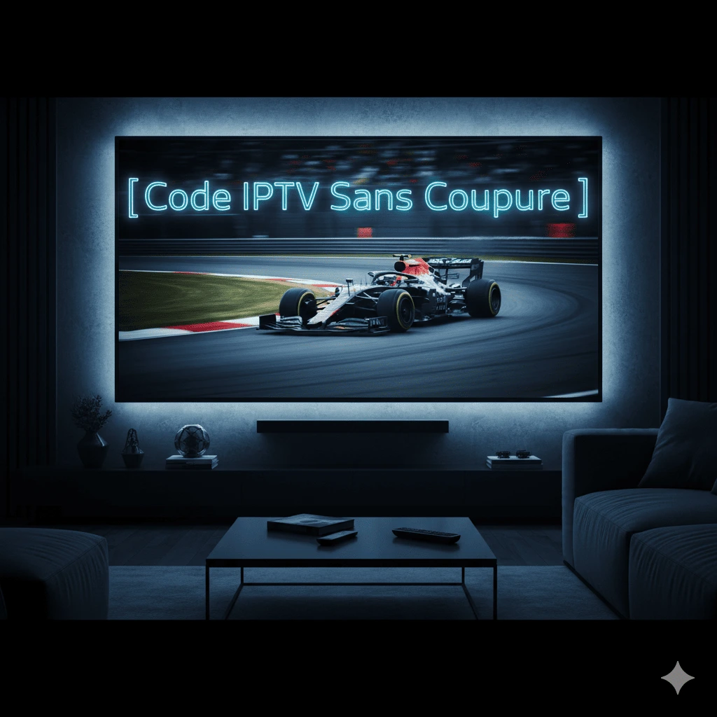 Relaxed person enjoying a pleasant, buffer-free viewing experience thanks to a high-performance IPTV stable service, easily accessible with a 4KSMART IPTV setup