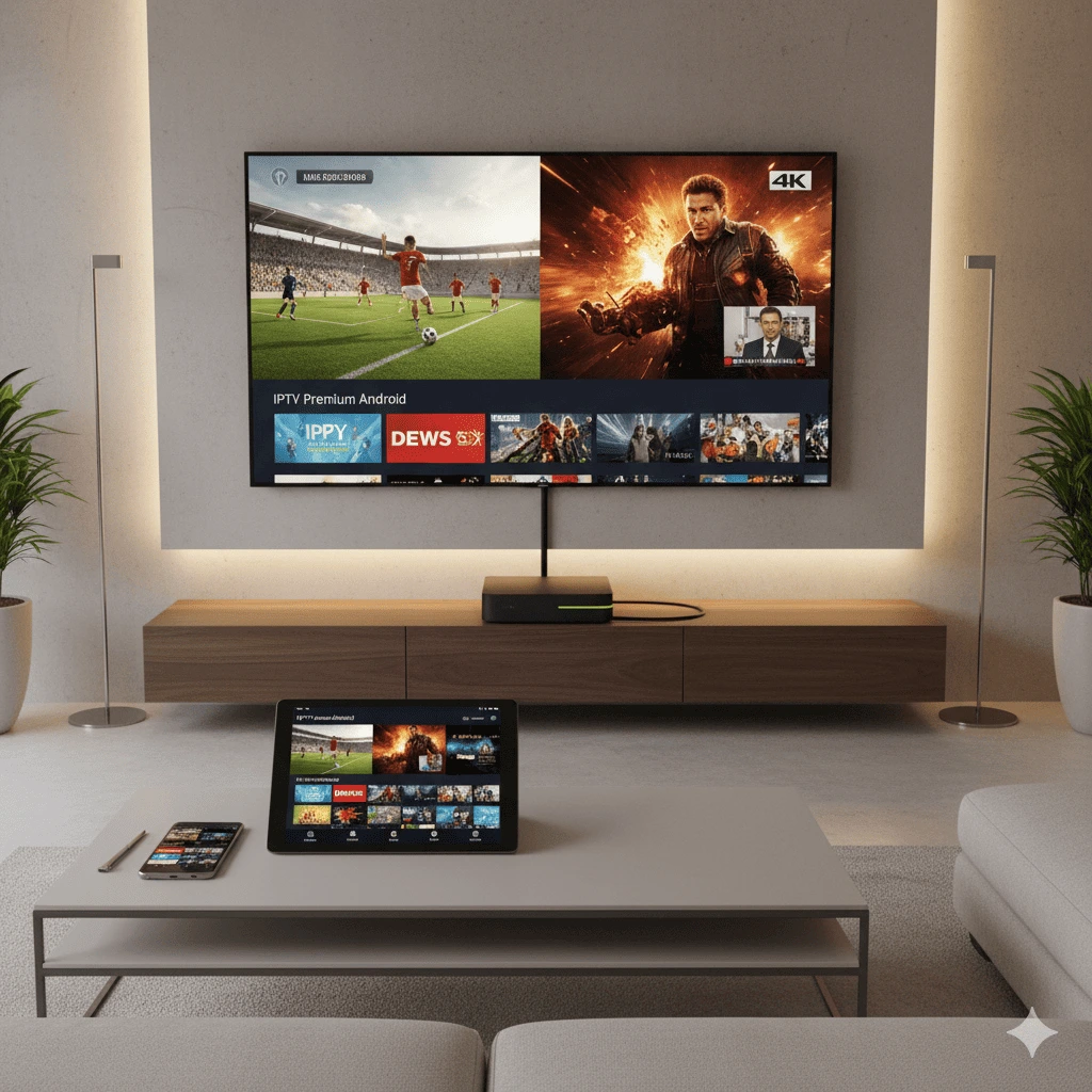 Fournisseurs IPTV Android – Abonnement IPTV fiable pour Android TV, smartphone et tablette en 4K.