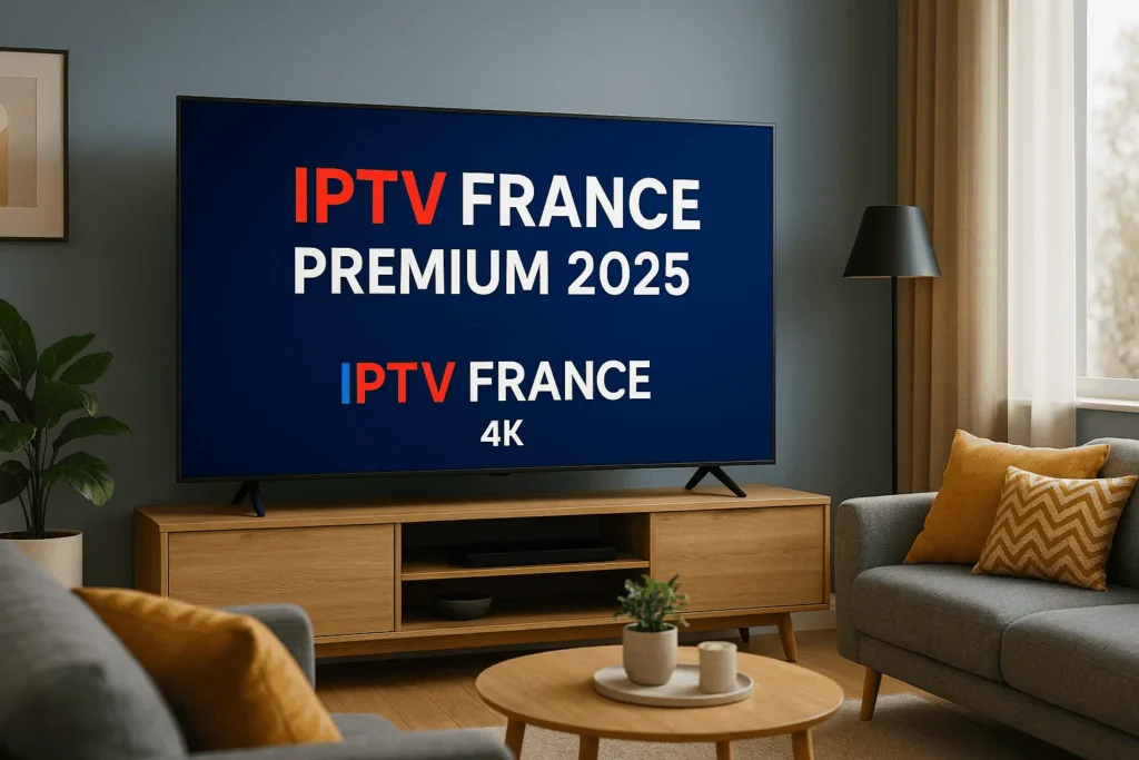 Premium IPTV France 2025 – Smart TV streaming in 4K with family-friendly design