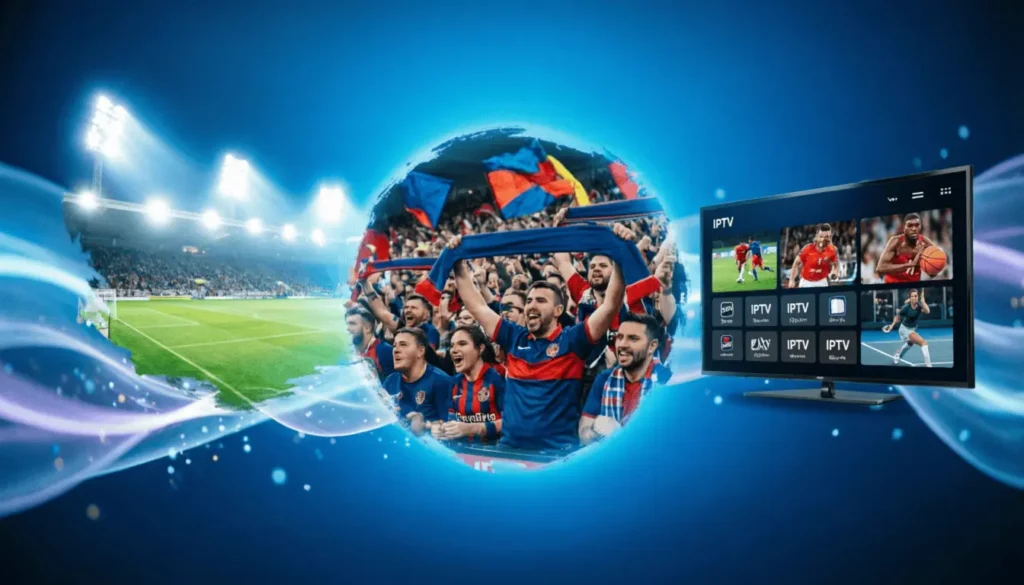 Overview of iptv sport gratuit m3u playlists showing multiple sports channels.