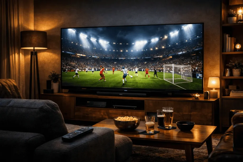Regarder le sport en streaming avec une liste IPTV M3U sport sur Smart TV 4K en France