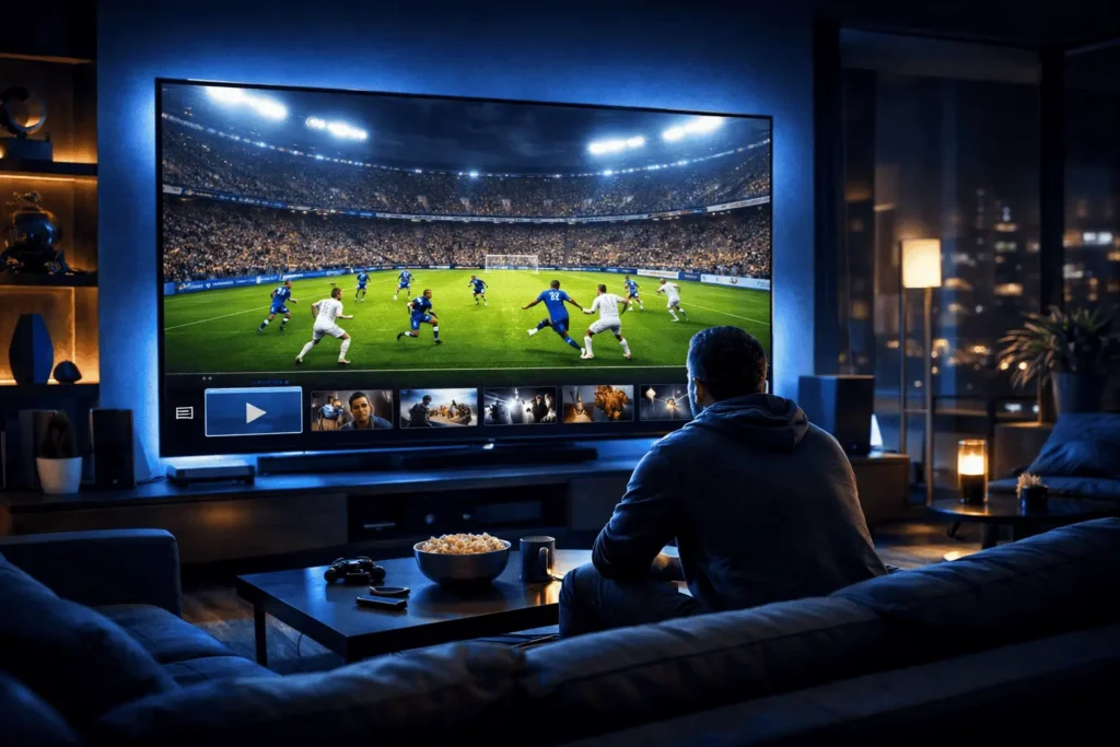Télécharger m3u sport football en streaming 4K sur smart TV avec IPTV4KSMART