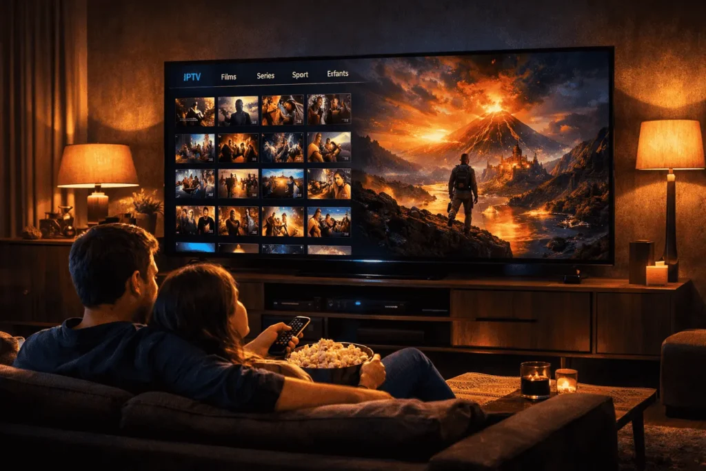 meilleur abonnement iptv films 4K salon cinéma maison IPTV-4KSMART