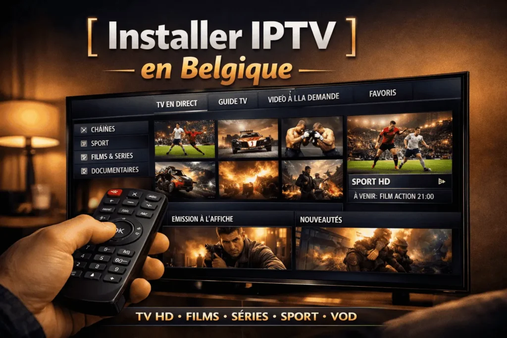 installer iptv belgique
