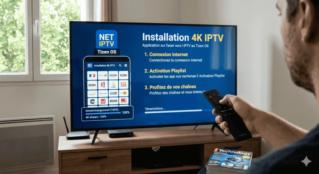 4k iptv smart tv samsung-installation. — instalation IPTV sur Smart TV Samsung Tizen