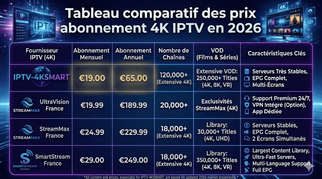 1.	4k-iptv-comparatif-prix-2026.jpg — “Tableau comparatif des prix abonnement 4K IPTV en 2026