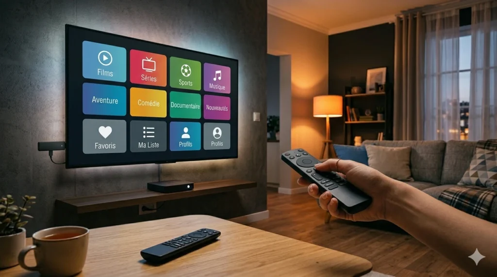 Téléchargement d'un downloader iptv apk pour installer son application sur box TV