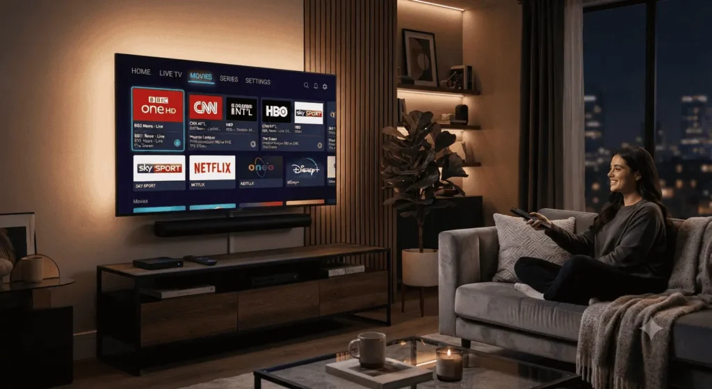 Code Smart IPTV : activation et configuration d'un service IPTV premium sur Smart TV 4K