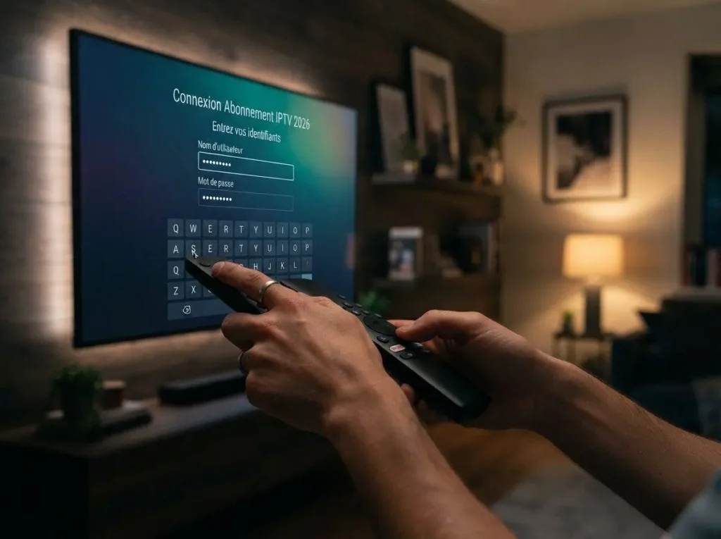  abonnement IPTV pour Smart TV identifiants connexion activation