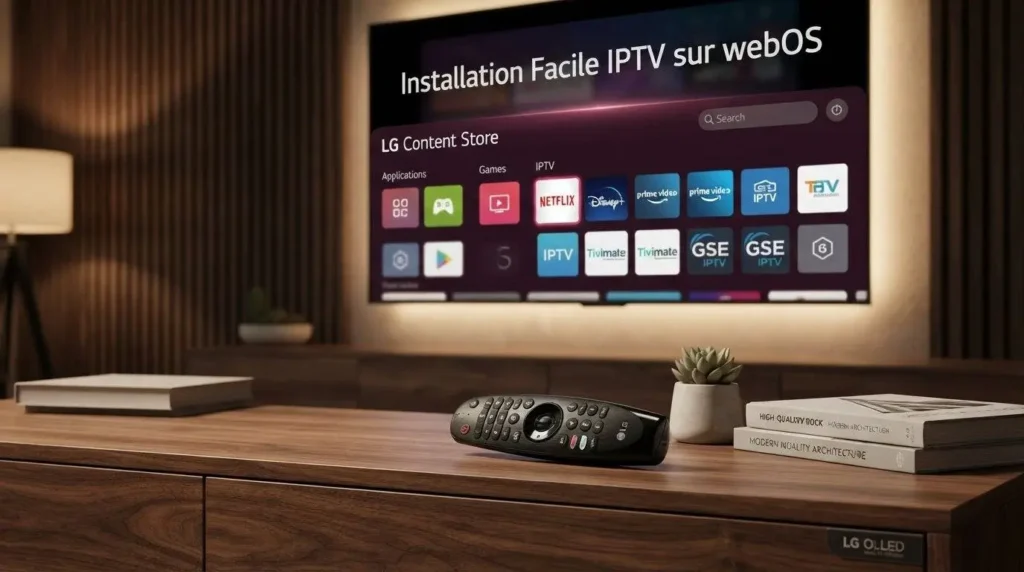 IPTV LG Smart TV installation webOS Content Store