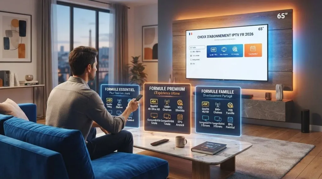 Choisir un abonnement IPTV FR adapté à ses besoins